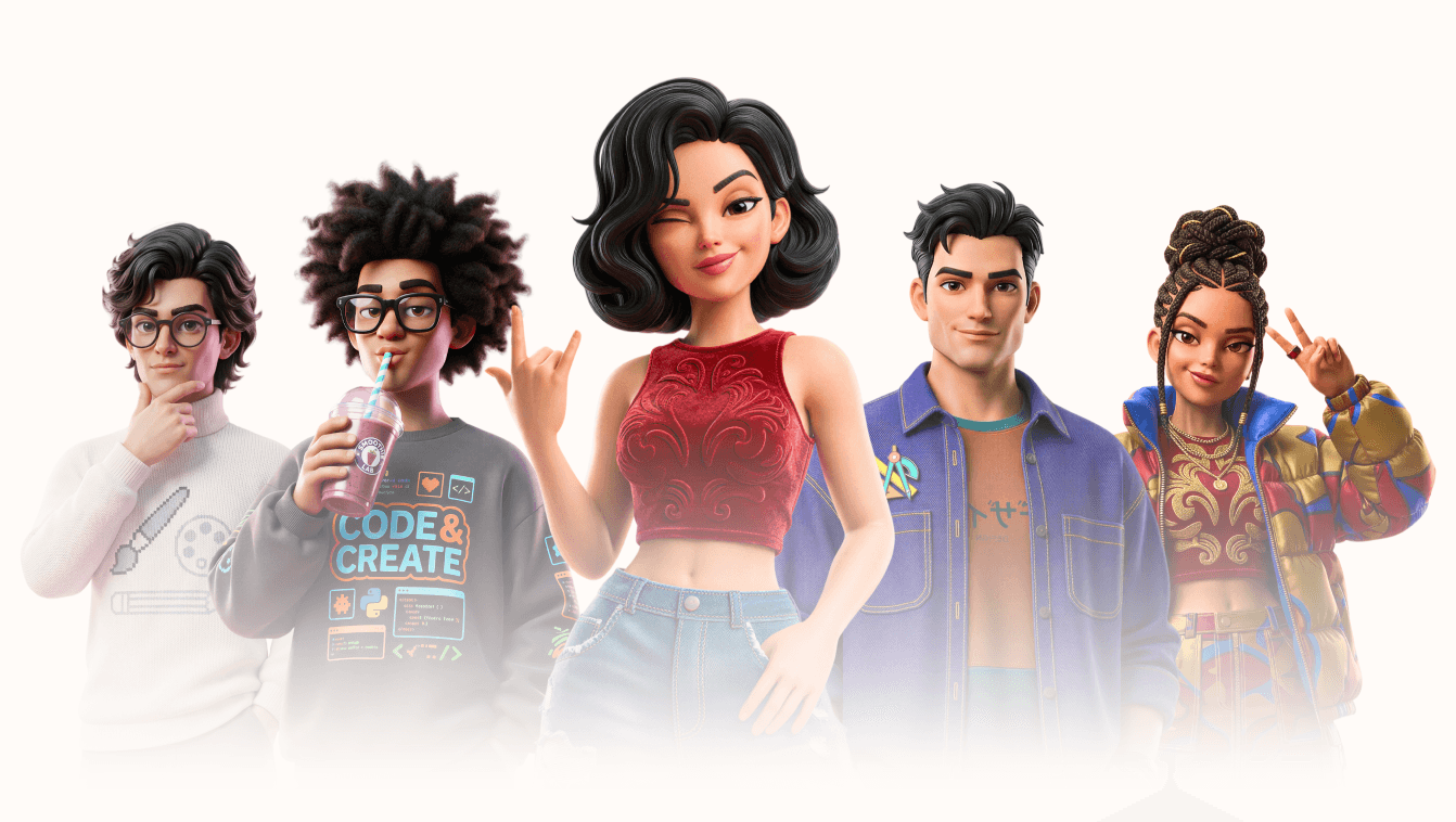 Diverse creators building their Supalink identity